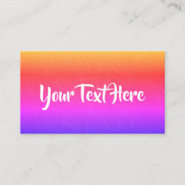 Trendy Business Cards Visitenkarte