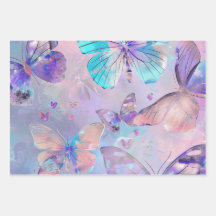 Trendy Butterfets Wrapping Paper Flat Sheet 3