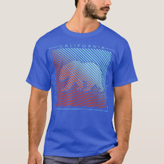 Trendy California Bear Neon Box Up  T-Shirt