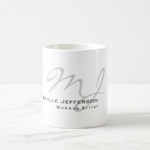 Trendy Calligrafy Niedlich Add Name Beruflich Kaffeetasse