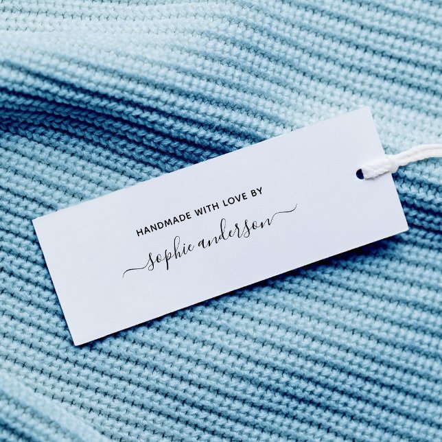 Trendy Calligraphy Script Name Handmade with Liebe Permastempel (Von Creator hochgeladen)