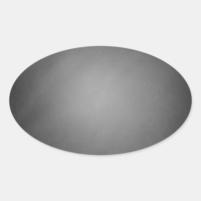 Trendy Chalkboard Vignette Ovaler Aufkleber (Vorderseite)