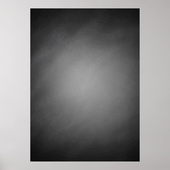 Trendy Chalkboard Vignette Poster (Vorne)