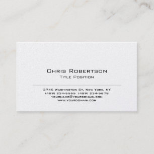 Trendy Charming Business Card Visitenkarte
