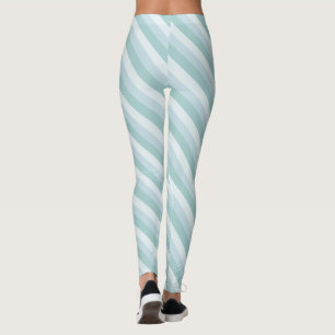 Trendy Chic Blue Green Template Pastell Farbe Leggings