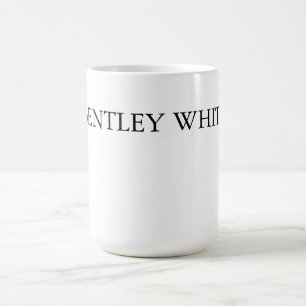 Trendy Chic White stilvoll Einfach Schlicht Ihren  Kaffeetasse