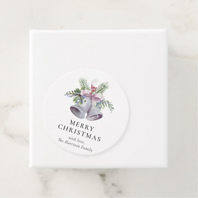 Trendy Christmas Bell Party Elegant Holidays Geschenkanhänger (Beispiel)