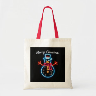 Trendy Christmas Neon Holiday Collection Tragetasche