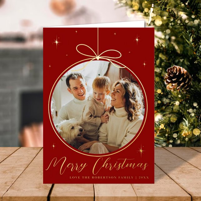 Trendy Christmas Ornament Foto Frame Real (Von Creator hochgeladen)