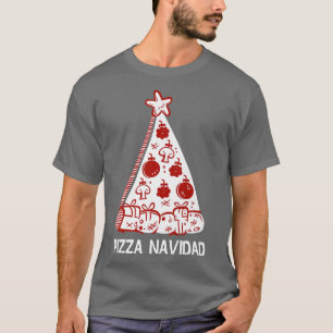 Trendy Christmas Pizza Navidad Slice Tree 32985620 T-Shirt
