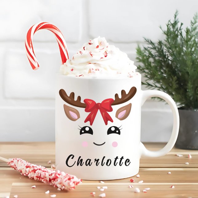Trendy Christmas Reindeer Kaffeetasse (Von Creator hochgeladen)