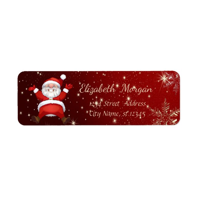 Trendy Christmas Snowflakes, Weihnachtsmann (Vorne)