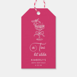 Trendy Cocktail A Tini Bit Older 30th Birthday Geschenkanhänger