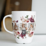 Trendy Collage Family Foto Farbige Blume Geschenk Milchtasse<br><div class="desc">Trendy Collage Family Foto Farbige Blume Geschenk</div>