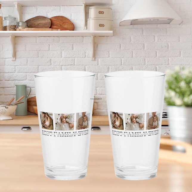 Trendy Collage Foto & Beste Familie je Bestes Gesc Glas (Von Creator hochgeladen)