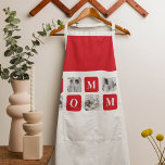Trendy Collage Foto & Red Best Mommy Geschenk Schürze<br><div class="desc">Dieses einzigartige und stilvolle "Trendy Collage Foto & Red Best Mommy Gift" ist der perfekte Weg, um Ihre Liebe und Wertschätzung für die besondere Mama in Ihrem Leben zu zeigen. Das Collage Foto Design verfügt über mehrere Fotos, die in einem angesagten und auffallenden Layout angeordnet sind. Es ist ein wirklich...</div>