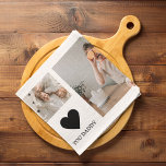 Trendy Collage Foto & Wir Liebe Sie Daddy Geschenk Geschirrtuch<br><div class="desc">Zeigen Sie Ihrem Vater, wie wichtig Ihnen dieses herzliche "Wir Liebe Sie Papa"-Geschenk ist. Das Geschenk kann in vielen Formen kommen, wie zum Beispiel ein personalisierter Schlamm, ein Foto-Rahmen oder sogar ein T - Shirt. Die Botschaft "Wir Liebe, Ihr Papa" ist eine einfache und doch mächtige Möglichkeit, Ihre Liebe und...</div>