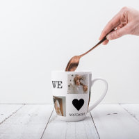 Trendy Collage Foto & Wir Liebe Sie Daddy Geschenk