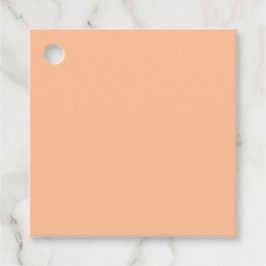 Trendy Color Peach Fuzz Solid Color | elegant Geschenkanhänger