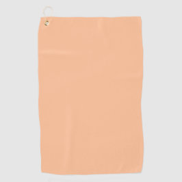 Trendy Color Peach Fuzz Solid Color | elegant Golfhandtuch