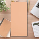 Trendy Color Peach Fuzz Solid Color | elegant Magnetischer Notizblock<br><div class="desc">Trendy Color Peach Fuzz Solid Color | Classic | elegant | Trendy | Stilvoll | Geschenk</div>
