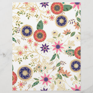 Trendy Colorado Folklore Floral Original Golden De Briefbogen