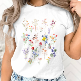 Trendy Colorful Boho Blume T-Shirt