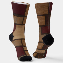 Trendy Colorful Patterned Socken