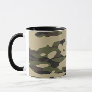 Trendy Colors Camouflage Abstraktes Muster  Tasse