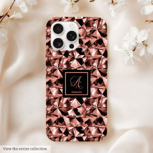 Trendy Colors iPhone 14 Hülle Rose Gold und Schwar