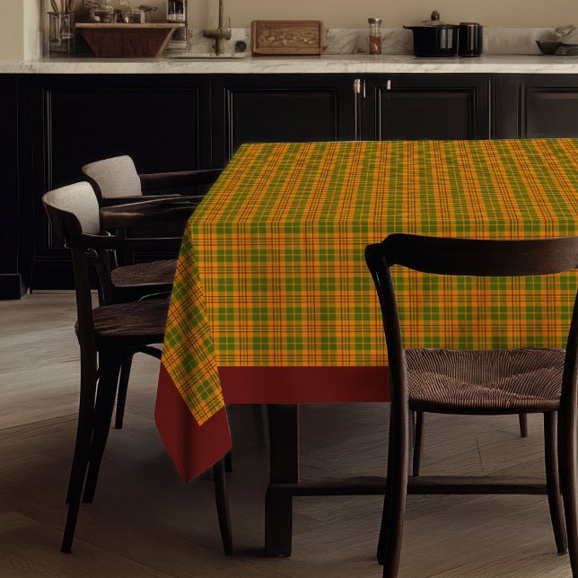 Trendy Colors Terracotta Tablecloth Modern Fall Tischdecke (Trendy Colors Terracotta Tablecloth Modern Fall)