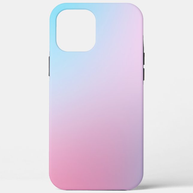 Trendy Contemporary Aquamarin Pink Blue Case-Mate iPhone Hülle (Rückseite)
