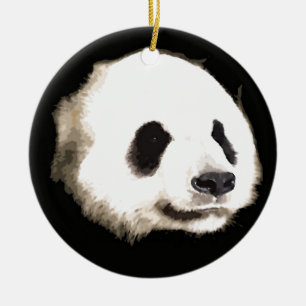 Trendy Cool Chic Hot Panda Weihnachtsbaum Ornament