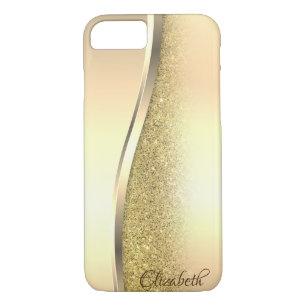 Trendy Cool Gold Glitzer - Personalisiert Case-Mate iPhone Hülle
