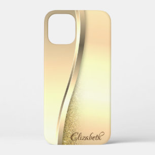 Trendy Cool Gold Glitzer - Personalisiert Case-Mate iPhone Hülle