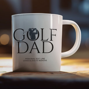 Trendy Cool "GOLF VATER" Navy Blue Kaffeetasse