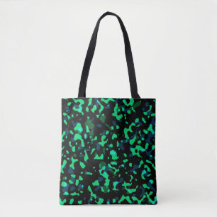 Trendy Cool Green Black Camouflage