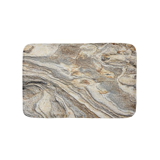 Trendy Cool Marble Pattern Badematte (Vorderseite)