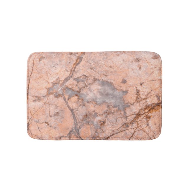 Trendy Cool Marble Stone Texture Badematte (Vorderseite)