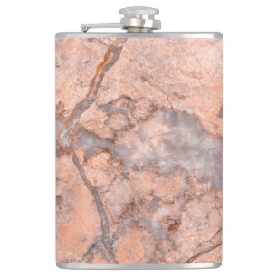 Trendy Cool Marmorstein-Textur Flachmann