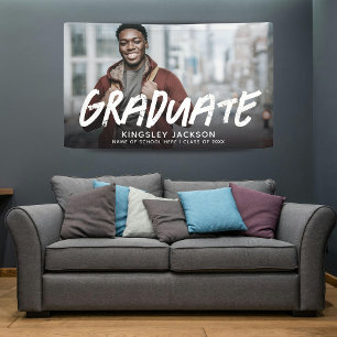 Trendy Cool Modern Urban Graduate Foto Banner