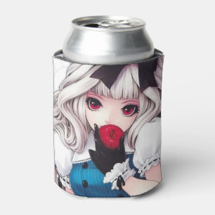 Trendy & Coole Anime Girl/Personalisierung Dosenkühler