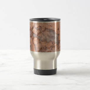 Trendy Coole Marmorstein-Textur Reisebecher