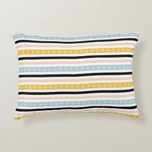 Trendy cooles gestreiftes Muster Dekokissen