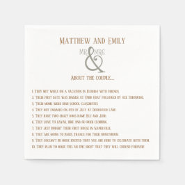 Trendy Couple Fakts Inspirivity Wedkins Serviette