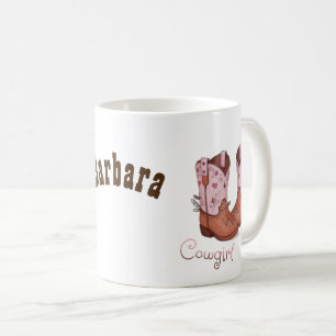 Trendy Cowgirl Boots Niedlicher Western Kaffeetasse