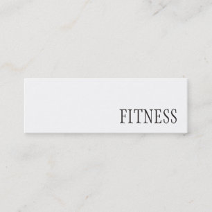 Trendy Creative Fitness Sport Business Card Mini Visitenkarte