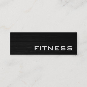 Trendy Creative Wood Fitness Sport Business Card Mini Visitenkarte