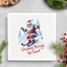 Trendy Custom Niedlich Red Santa Claus Funky Chris