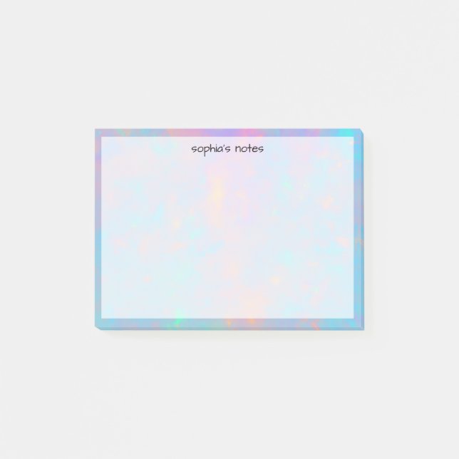 Trendy Cute Pastel Abstract Custom Post-it Klebezettel (Vorderseite)